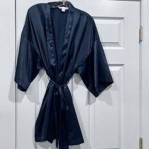 Victoria Secret Angel Silky/Sateen Wrap Robe O/S